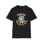 Cycling Cat Illustration T-Shirt