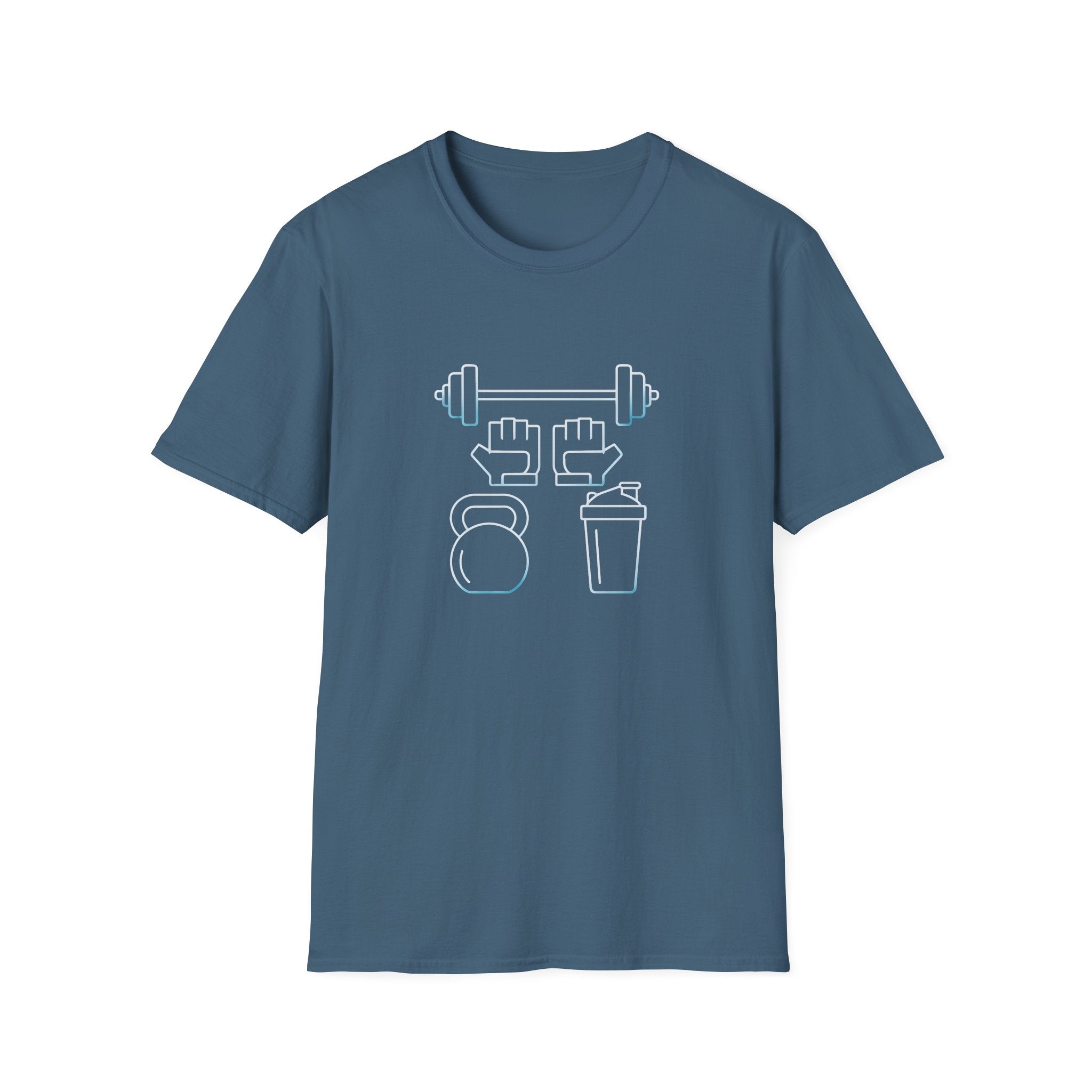 Gym Equipment Icons T-Shirt
