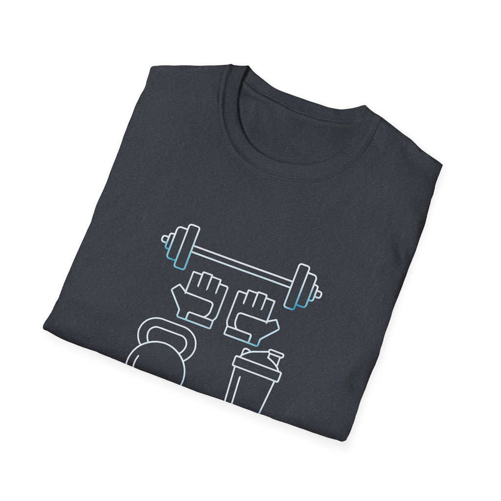 Gym Equipment Icons T-Shirt