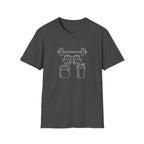 Gym Equipment Icons T-Shirt
