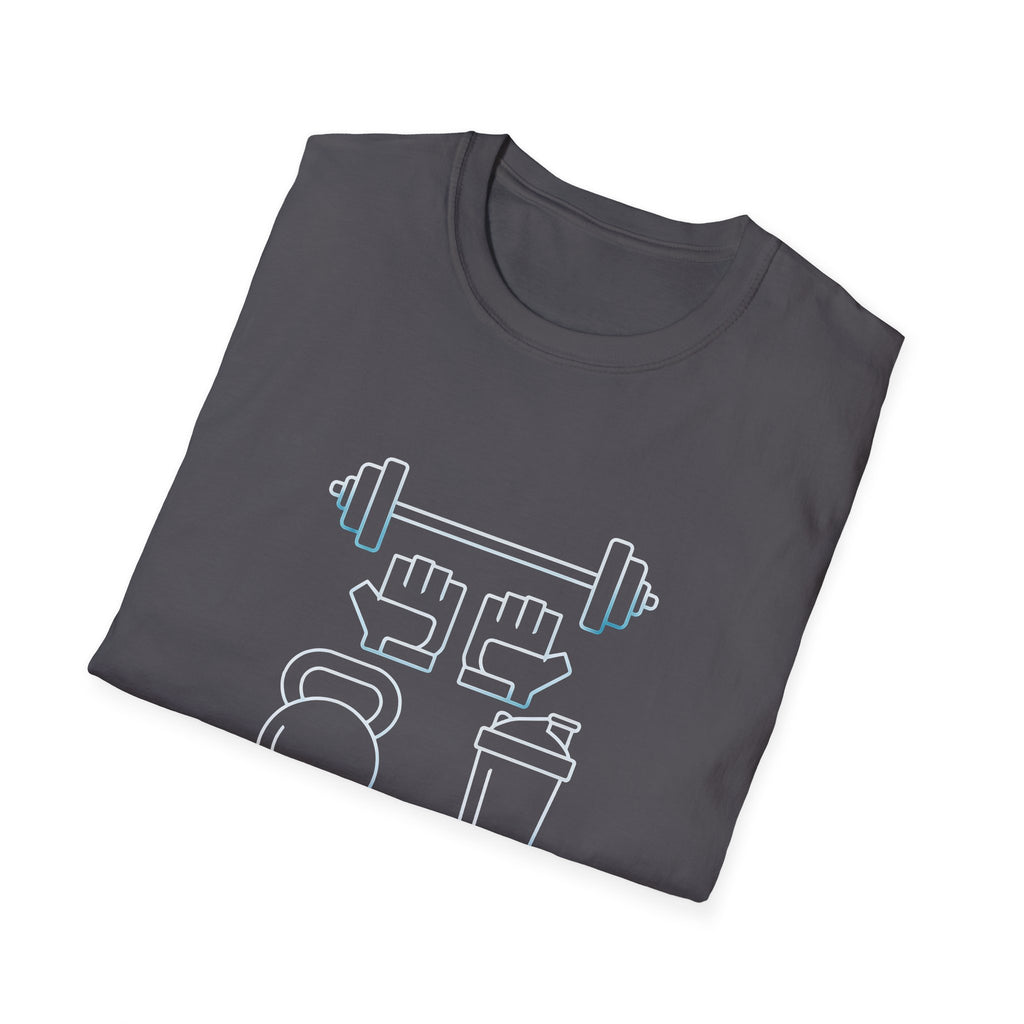 Gym Equipment Icons T-Shirt
