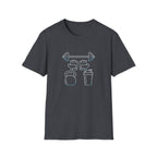 Gym Equipment Icons T-Shirt