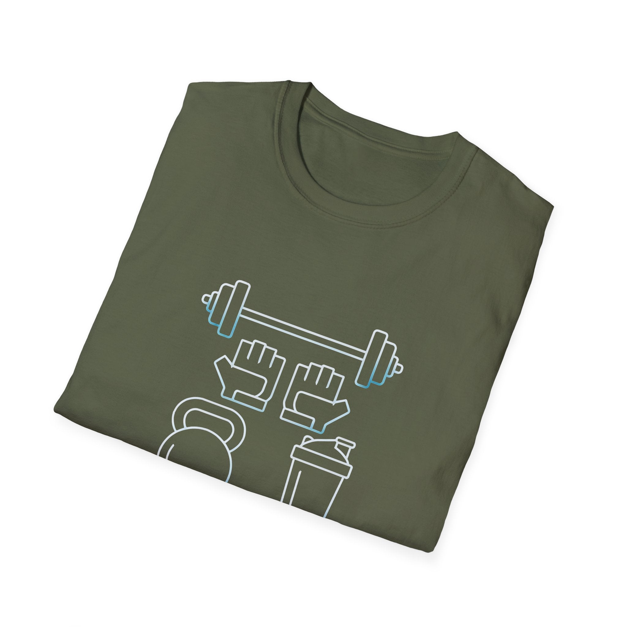 Gym Equipment Icons T-Shirt
