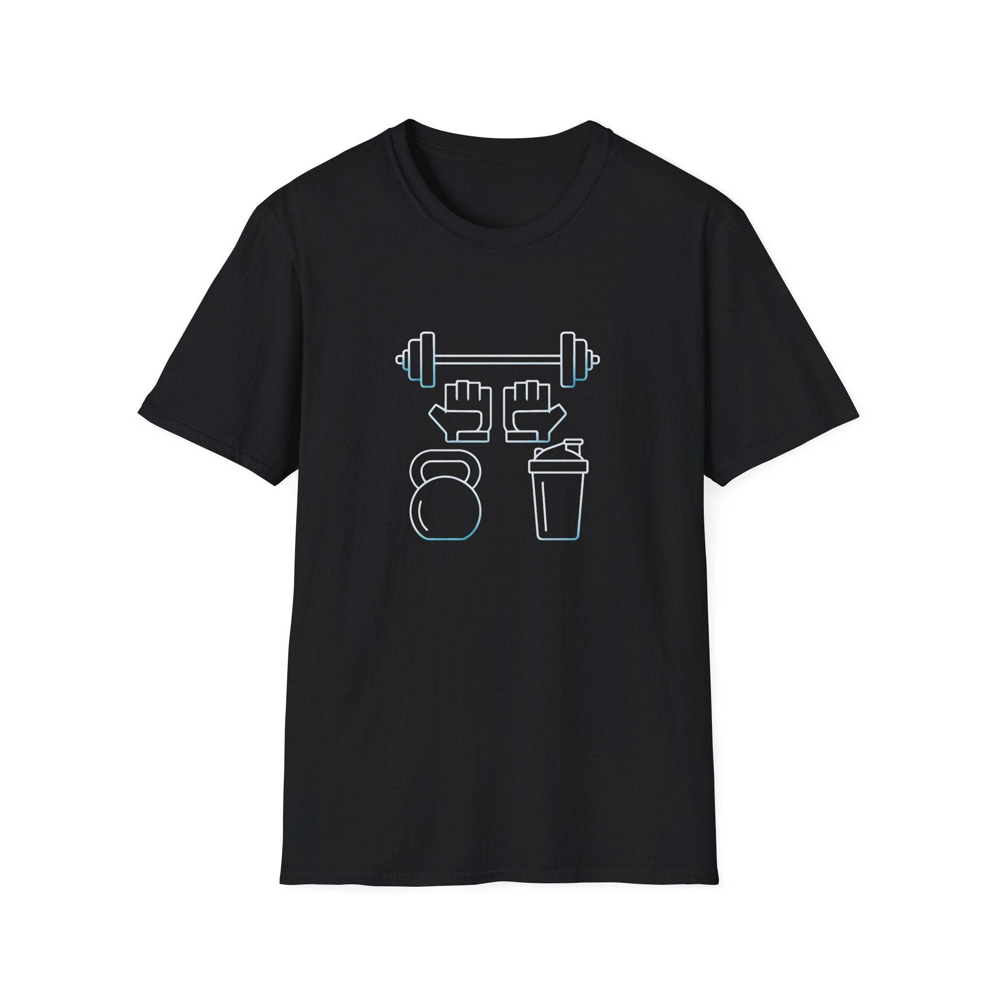Gym Equipment Icons T-Shirt